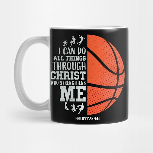 Christian Basketball, Men Boys Kids Religious Basketball by PaulAksenov